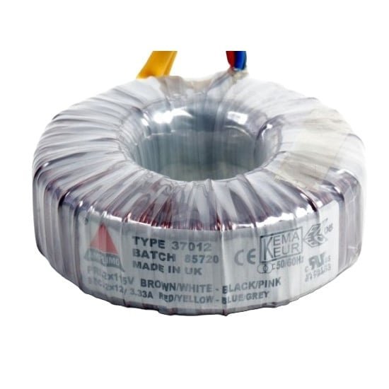 Amplimo 38012 80 VA | 2 x 80 V Toroidal Transformer