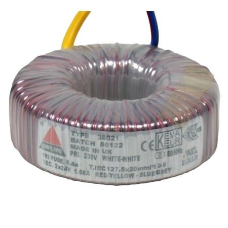 Amplimo 38021 80 VA | 2 x 24 V Toroidal Transformer
