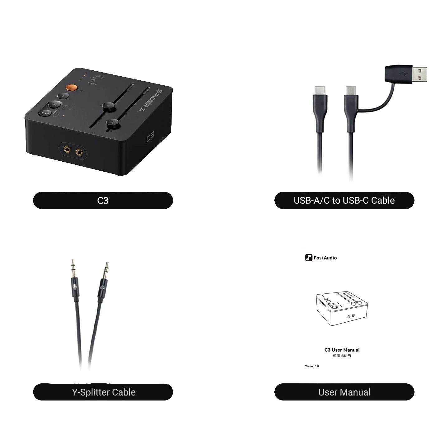Fosi Audio C3 Gaming Sound Card