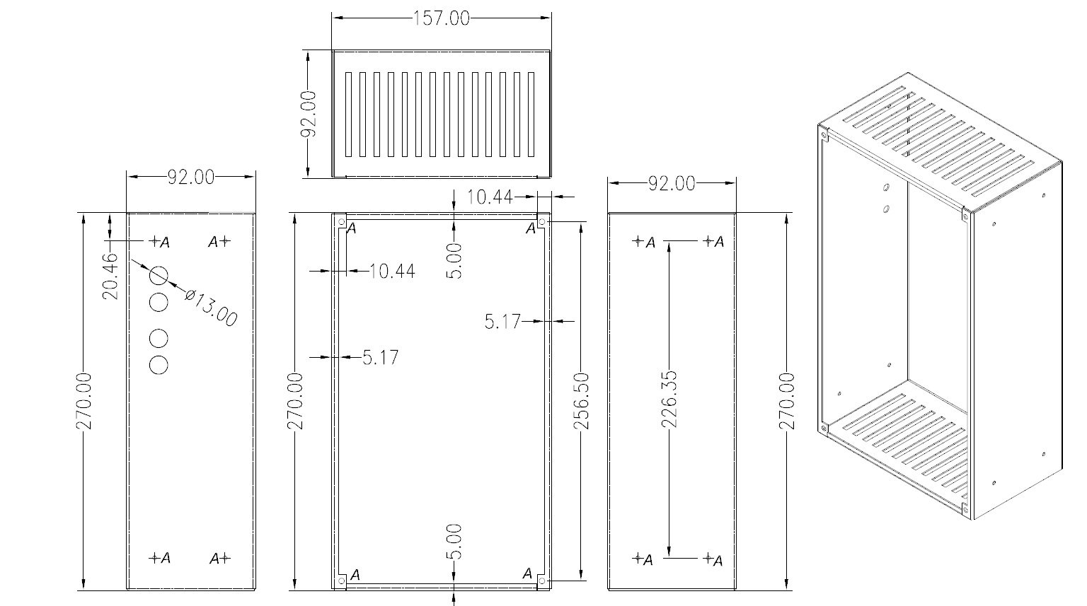 miniDSP PWR-ICE250 Backbox