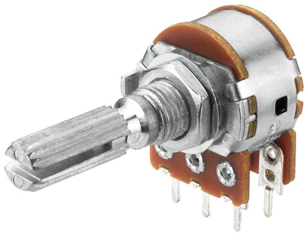 Monacor VRA-100S10 Rotary Potentiometer 10 kΩ