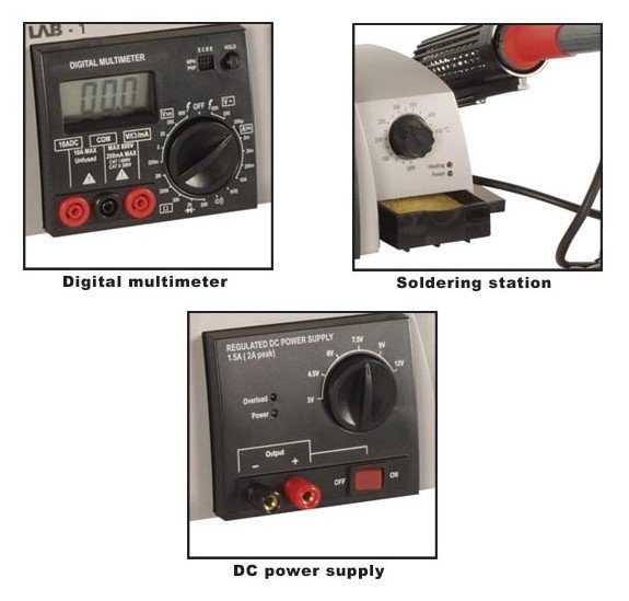Velleman LAB1 Three-in-one Lab Unit