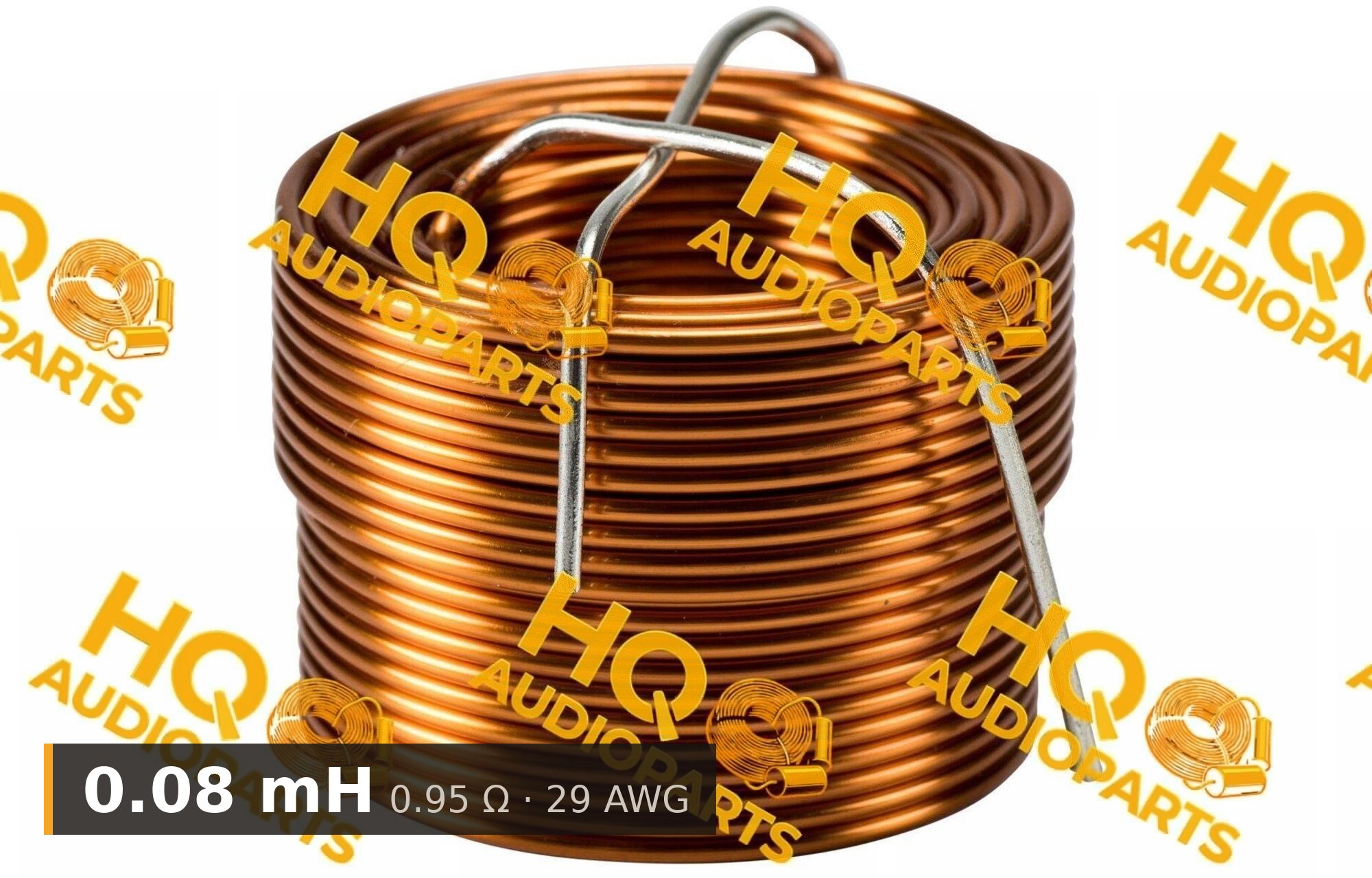 Jantzen Audio 000-0839 | 0,08 mH | 0,95 ohm | 5% | 29 AWG | Légmagos tekercs