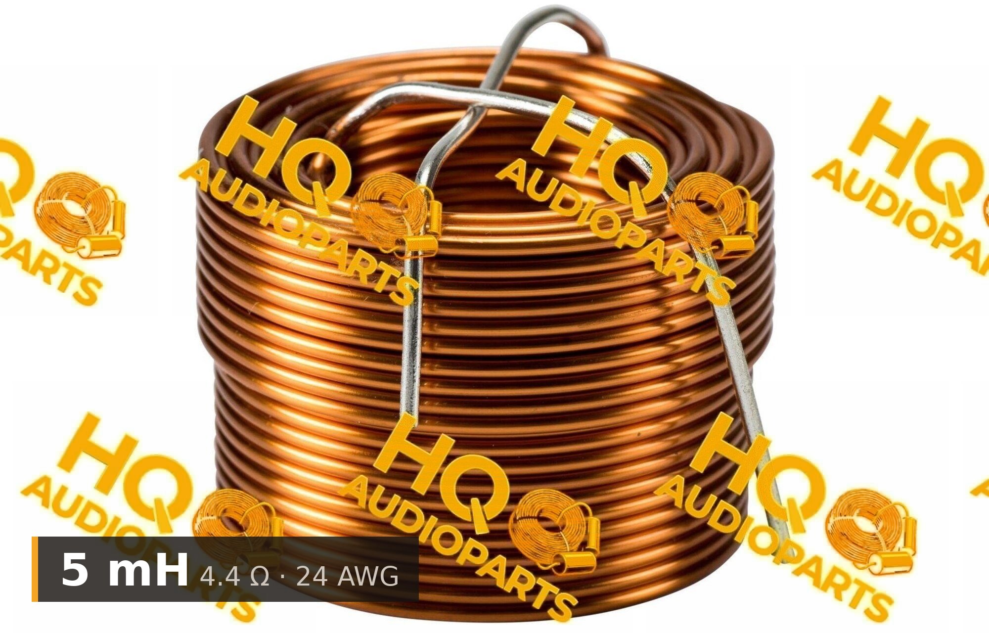 Jantzen Audio 000-1604 | 5 mH | 4,4 ohm | 3% | 24 AWG | Légmagos tekercs