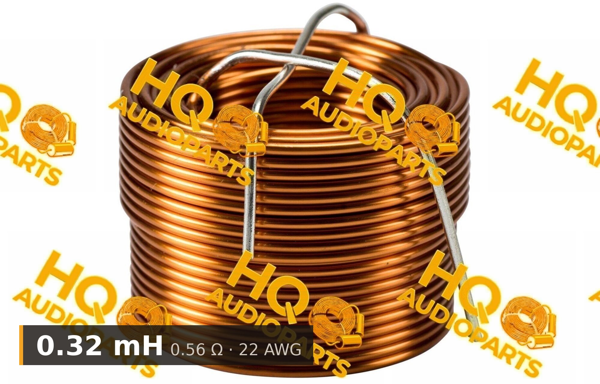Jantzen Audio 000-1529 | 0,32 mH | 0,56 ohm | 3% | 22 AWG | Légmagos tekercs