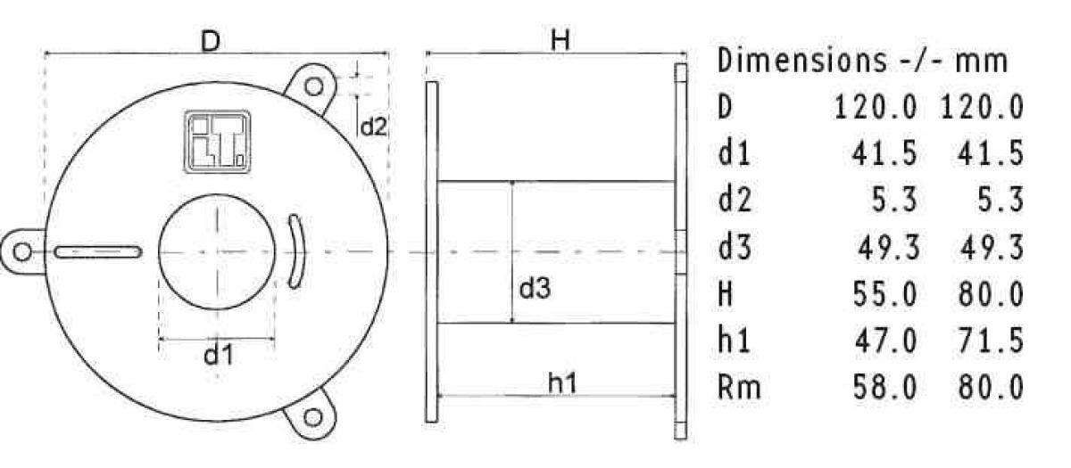 Intertechnik Légmagos tekercs – 2,20 mH | LU120 | DCR 0,28 Ω | Cu 2,00 mm | ±3.0%