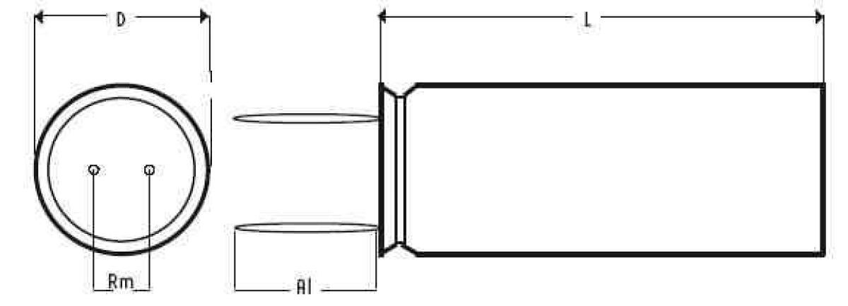 Intertechnik ELCR kondenzátor – 22 µF | 100 DC | ±10%