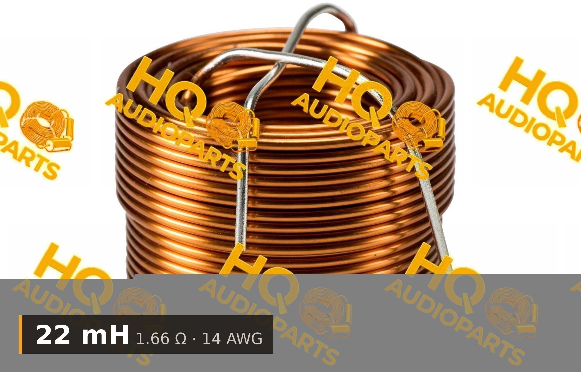 Jantzen Audio 000-0318 | 22 mH | 1,66 ohm | 3% | 14 AWG | Légmagos tekercs