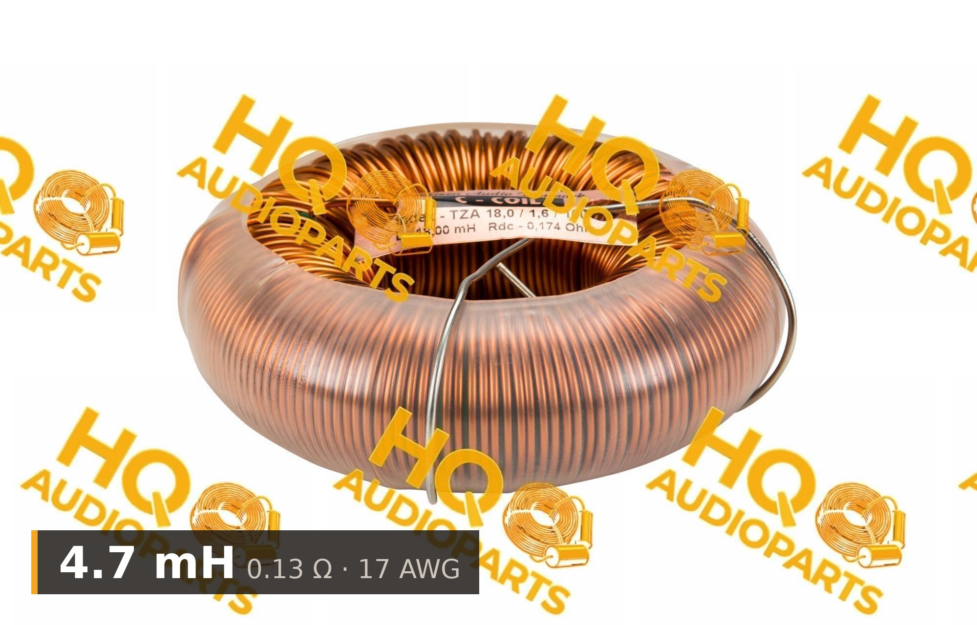 Jantzen Audio 000-6223 | 4,7 mH | 0,13 ohm | 5% | 17 AWG | C-Coil tekercs