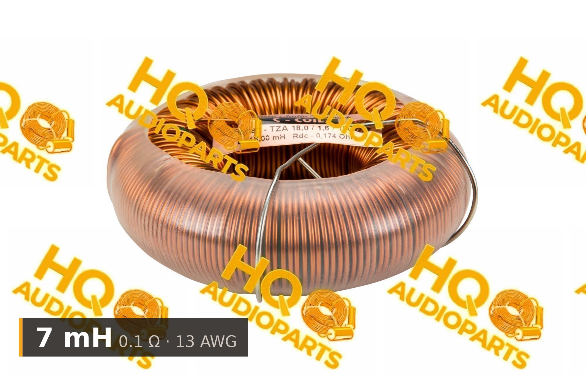 Jantzen Audio 000-6398 | 7 mH | 0,1 ohm | 5% | 13 AWG | C-Coil tekercs