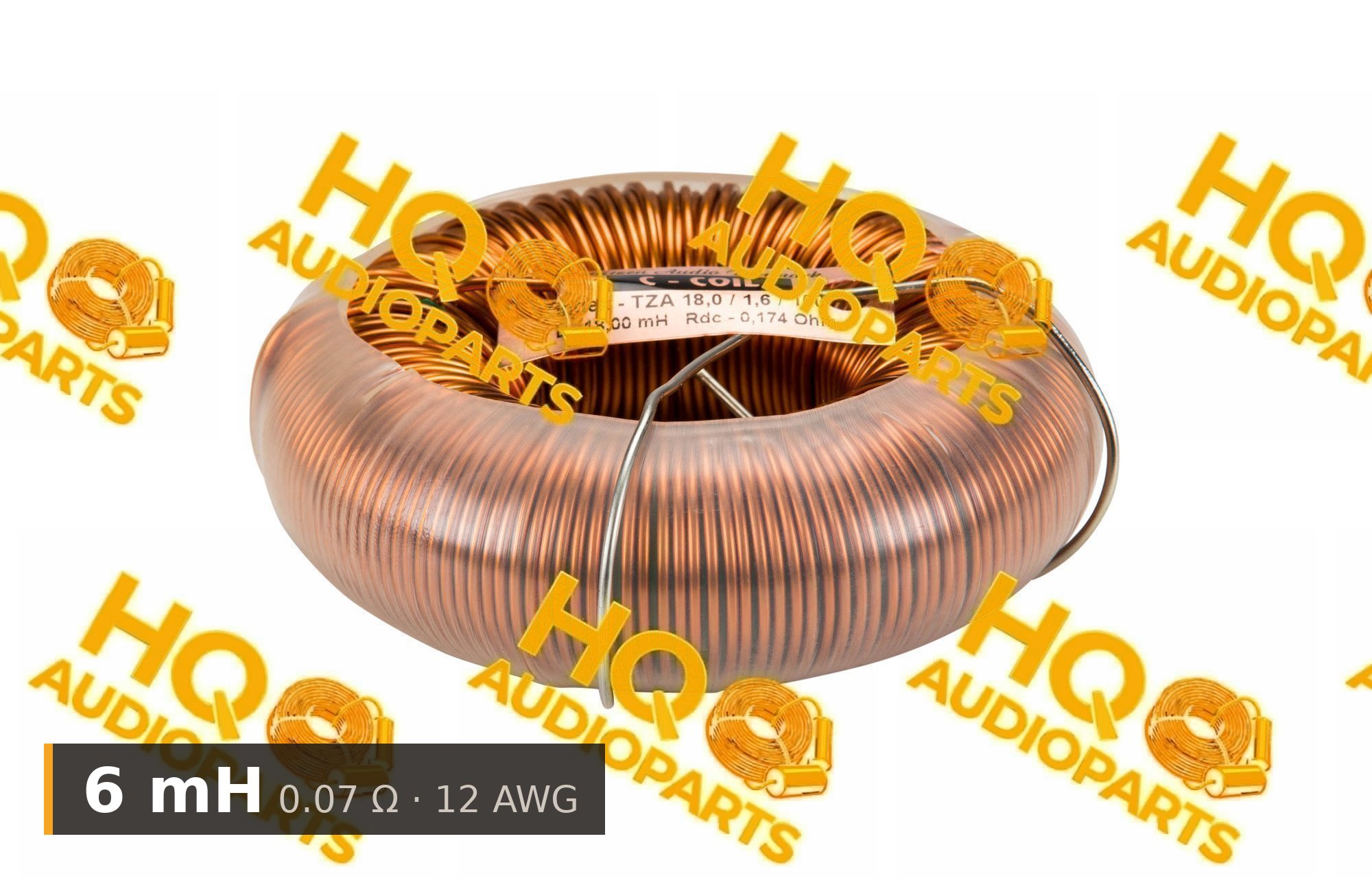 Jantzen Audio 000-6317 | 6 mH | 0,07 ohm | 5% | 12 AWG | C-Coil tekercs