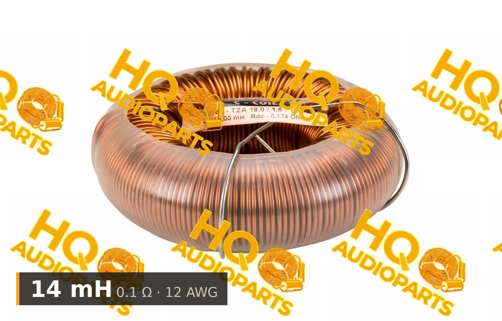 Jantzen Audio 000-6545 | 14 mH | 0,1 ohm | 5% | 12 AWG | C-Coil tekercs