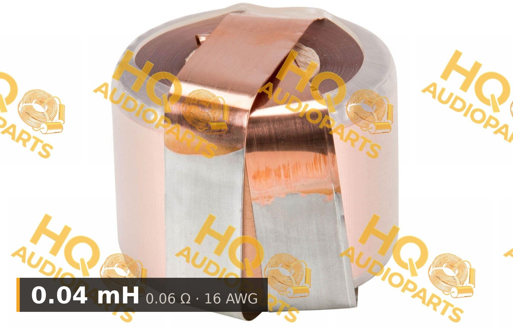 Jantzen Audio 000-76104 | 0,04 mH | 0,06 ohm | 2% | 16 AWG | Rézfóliatekercs
