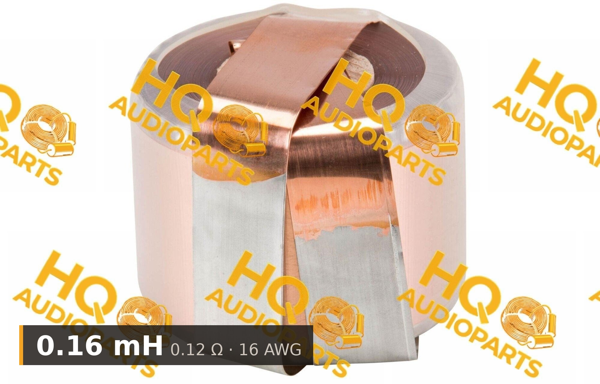 Jantzen Audio 000-7631 | 0.16 mH | 0.12 Ω | 2% | 16 AWG | Cross Coil