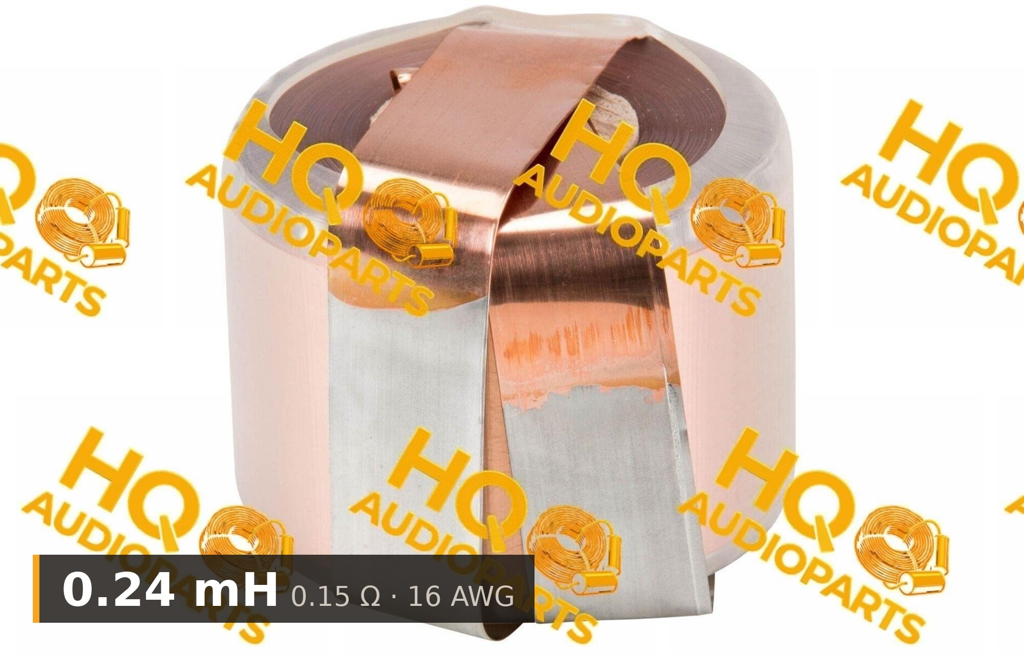 Jantzen Audio 000-7647 | 0,24 mH | 0,15 ohm | 2% | 16 AWG | Rézfóliatekercs
