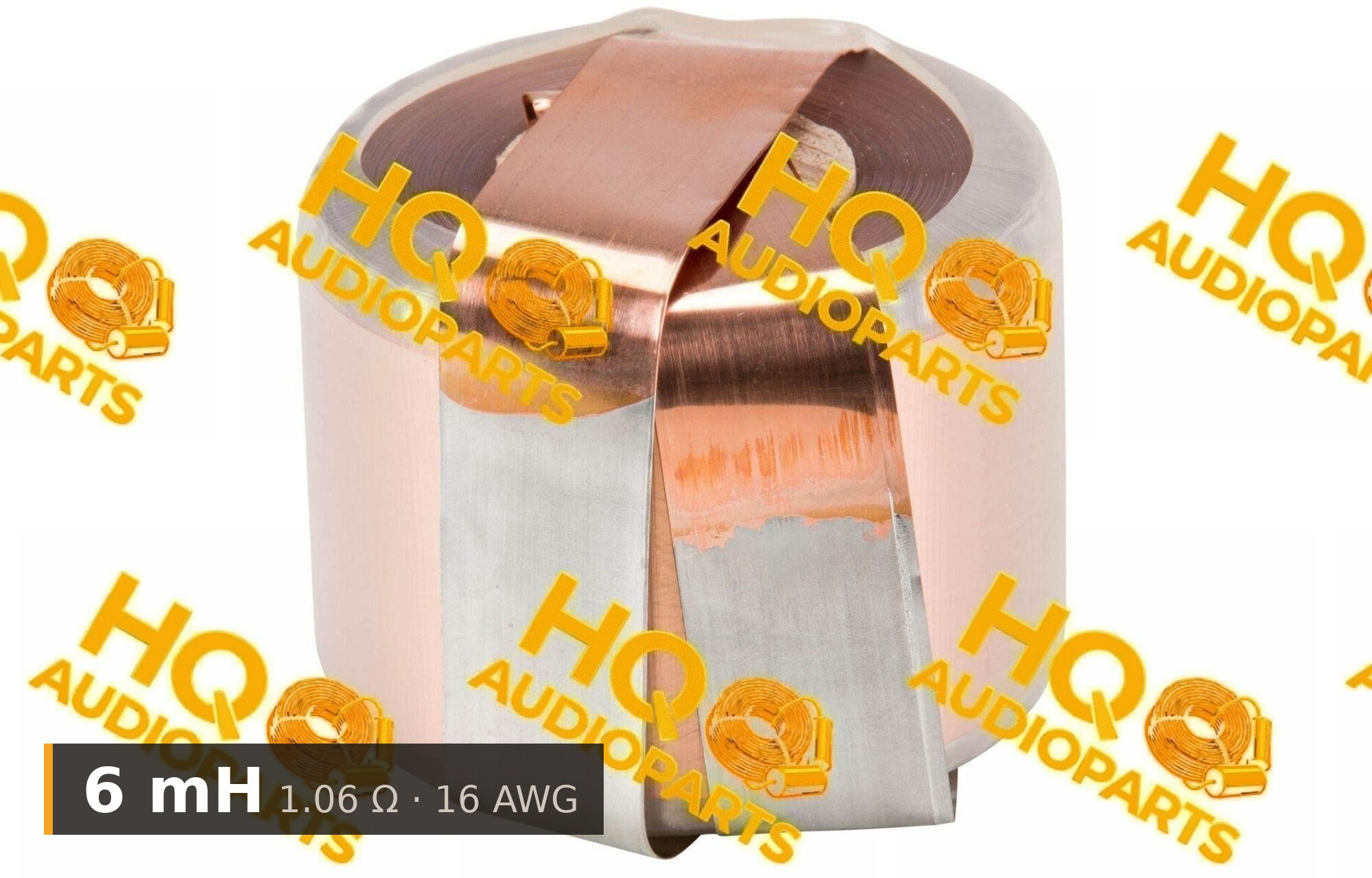 Jantzen Audio 000-7965 | 6 mH | 1,06 ohm | 2% | 16 AWG | Rézfóliatekercs
