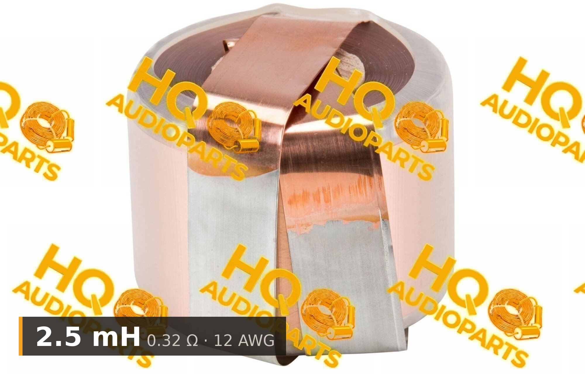 Jantzen Audio 000-7108 | 2,5 mH | 0,32 ohm | 2% | 12 AWG | Rézfóliatekercs