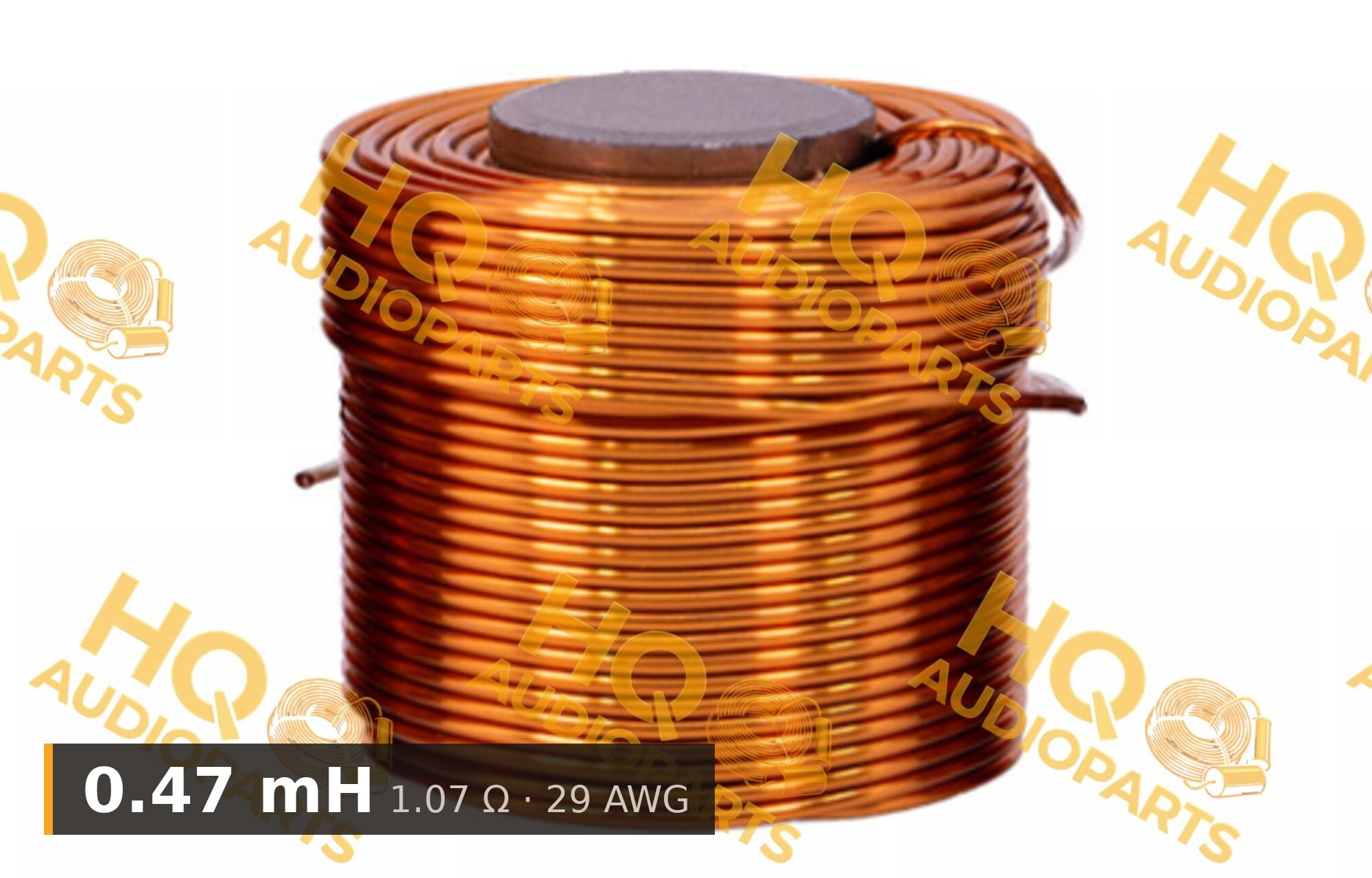 Jantzen Audio 000-2451 | 0,47 mH | 1,07 ohm | 3% | 29 AWG | I vasmagos tekercs