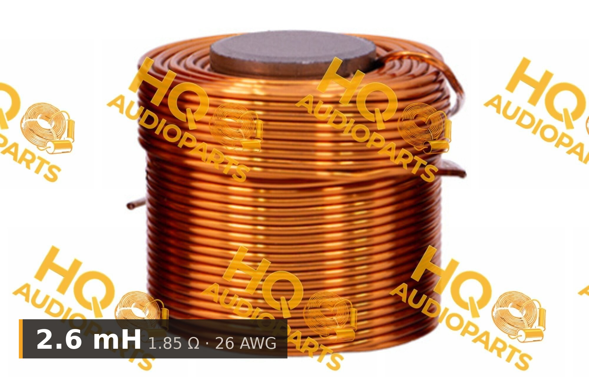 Jantzen Audio 000-2393 | 2,6 mH | 1,85 ohm | 3% | 26 AWG | I vasmagos tekercs