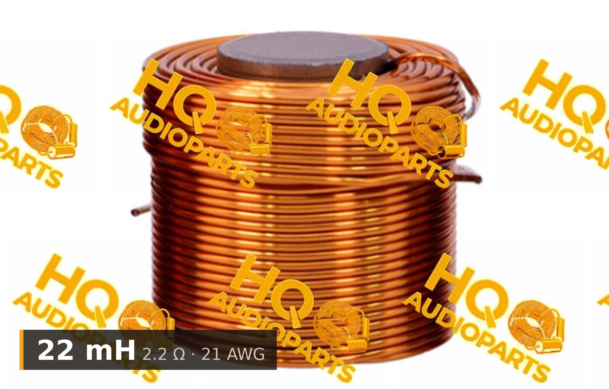Jantzen Audio 000-2265 | 22 mH | 2,2 ohm | 3% | 21 AWG | I vasmagos tekercs