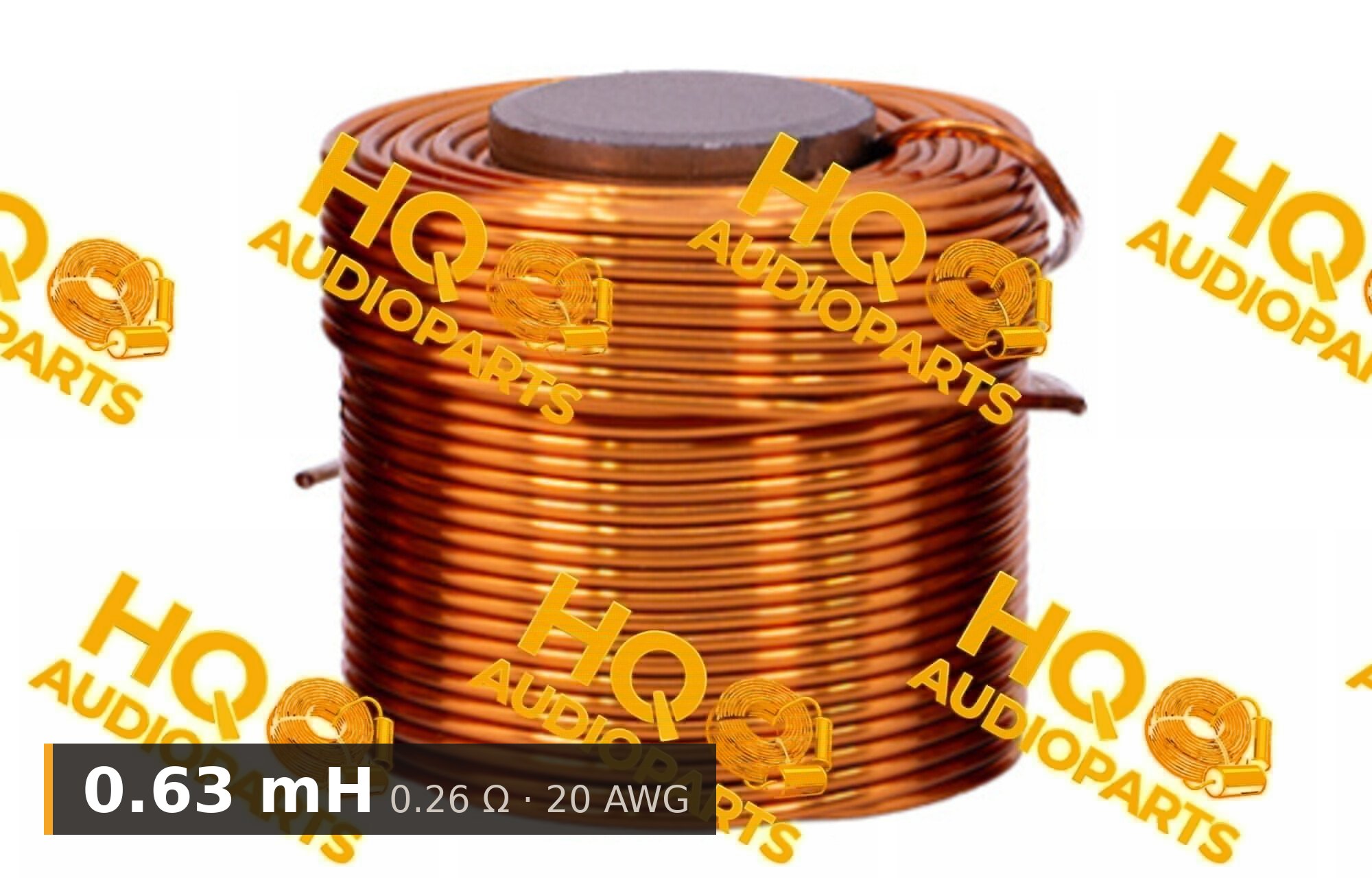 Jantzen Audio 000-2422 | 0,63 mH | 0,26 ohm | 3% | 20 AWG | I vasmagos tekercs