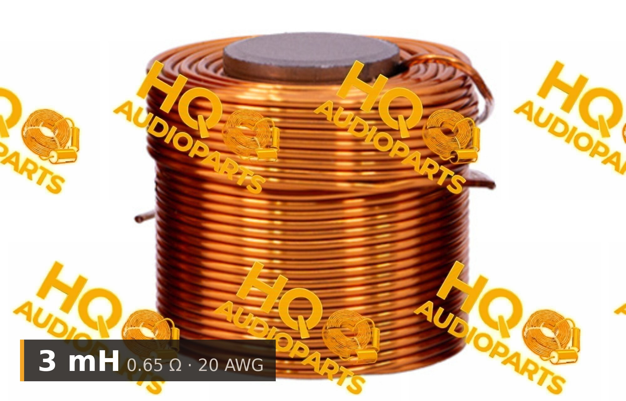 Jantzen Audio 000-2602 | 3 mH | 0,65 ohm | 3% | 20 AWG | I vasmagos tekercs