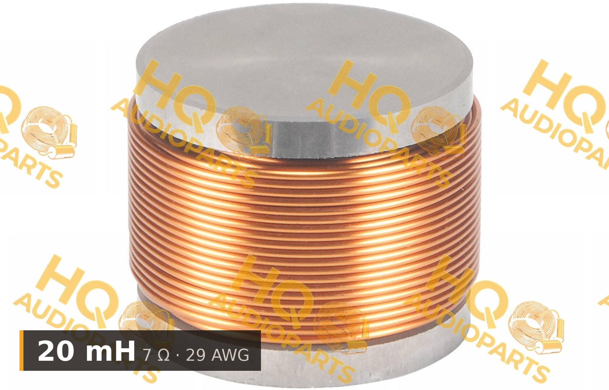 Jantzen Audio 000-5216 | 20 mH | 7 ohm | 3% | 29 AWG | H vasmagos tekercs