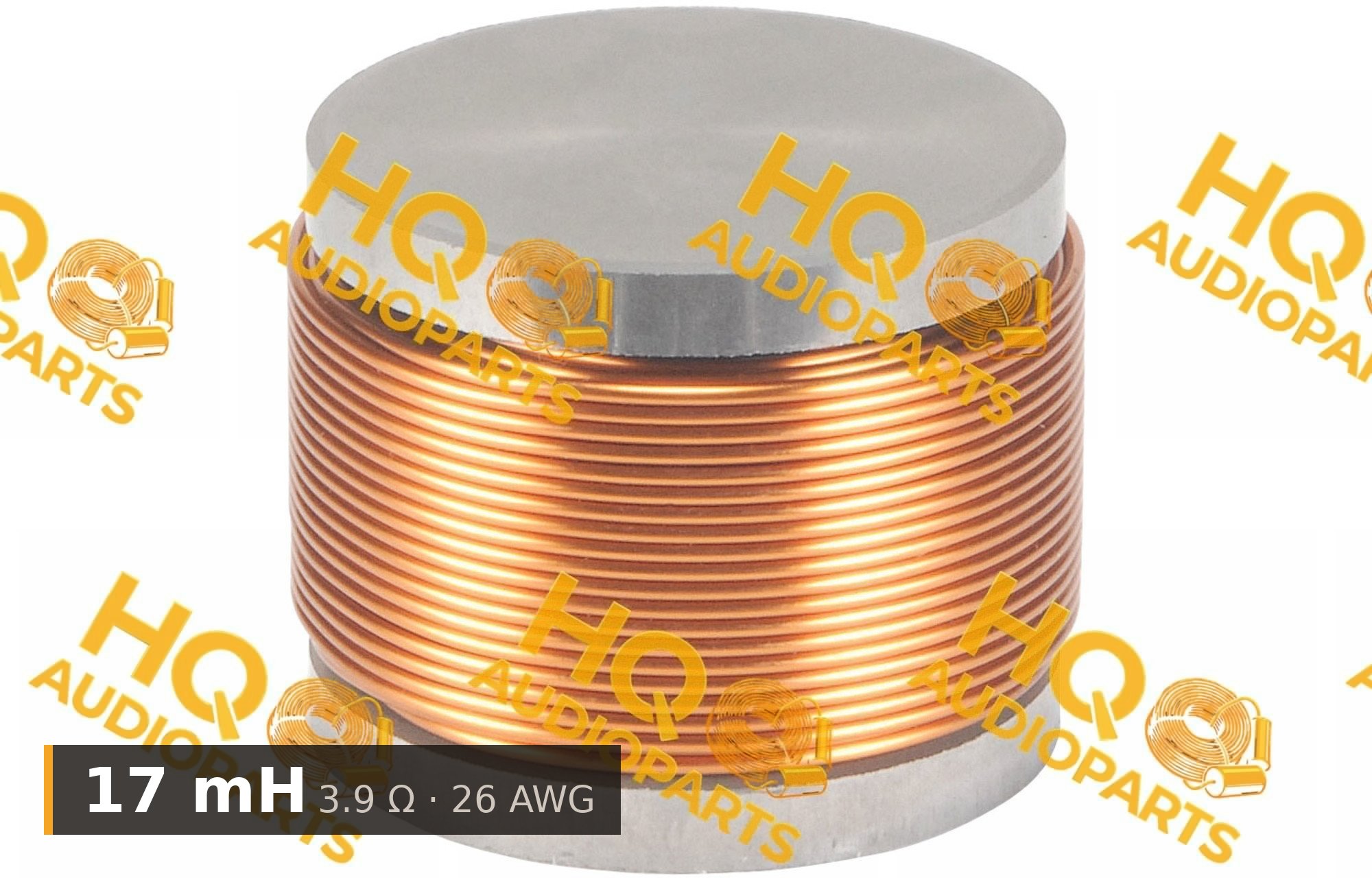 Jantzen Audio 000-5366 | 17 mH | 3,9 ohm | 3% | 26 AWG | H vasmagos tekercs