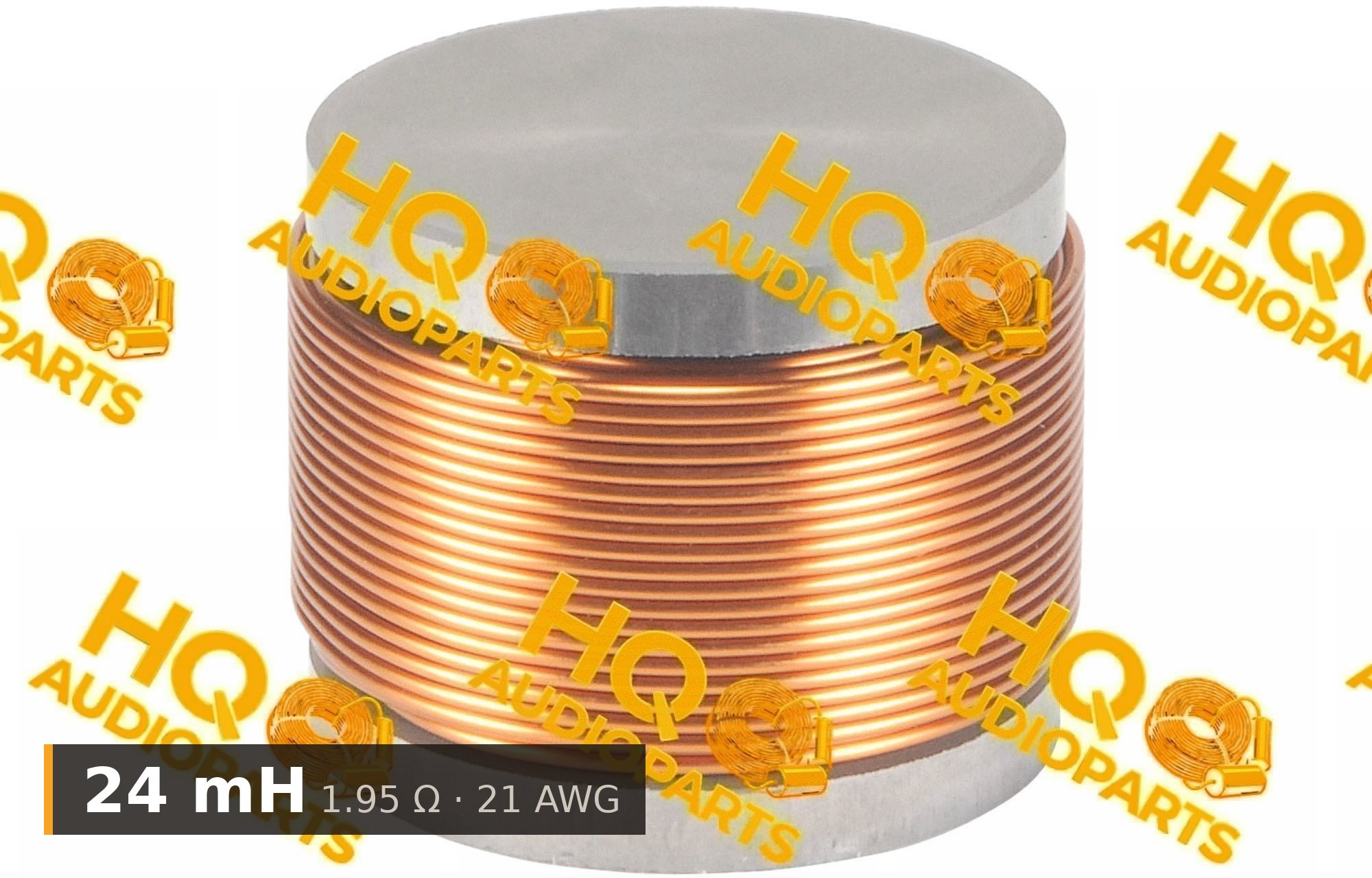 Jantzen Audio 000-5442 | 24 mH | 1,95 ohm | 3% | 21 AWG | H vasmagos tekercs