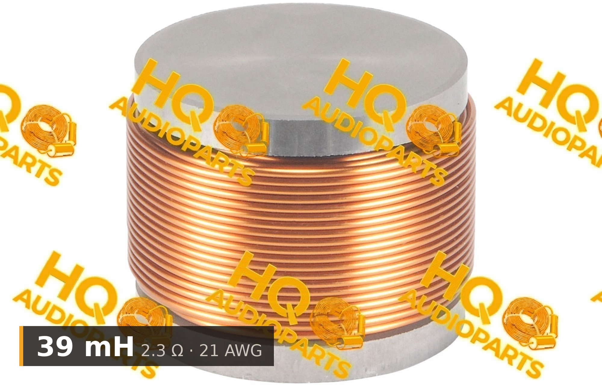 Jantzen Audio 000-5557 | 39 mH | 2,3 ohm | 3% | 21 AWG | H vasmagos tekercs