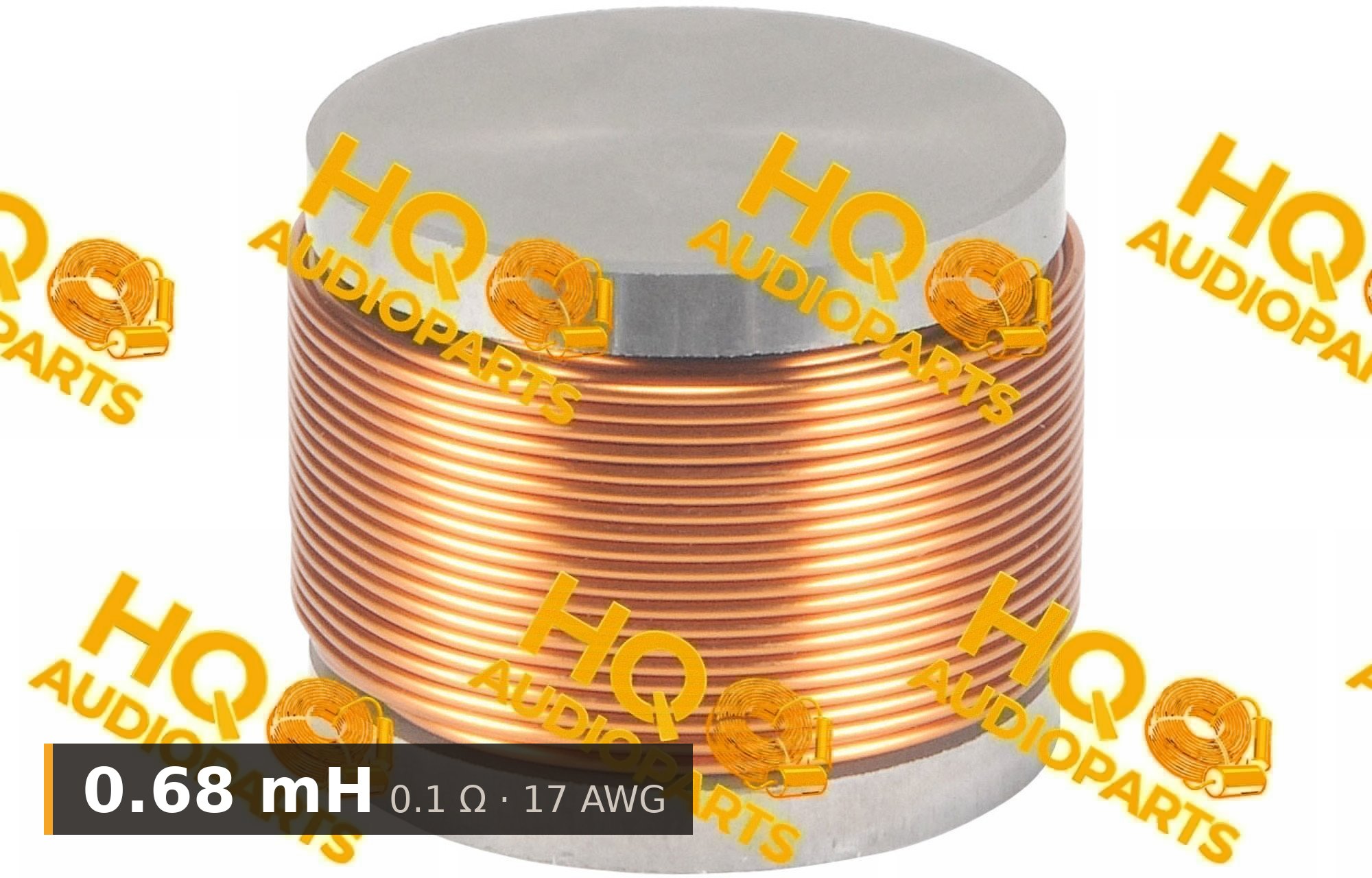 Jantzen Audio 000-5376 | 0,68 mH | 0,1 ohm | 3% | 17 AWG | H vasmagos tekercs