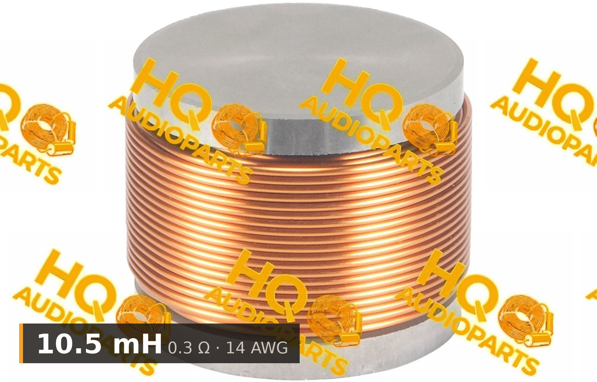 Jantzen Audio 000-5613 | 10,5 mH | 0,3 ohm | 3% | 14 AWG | H vasmagos tekercs