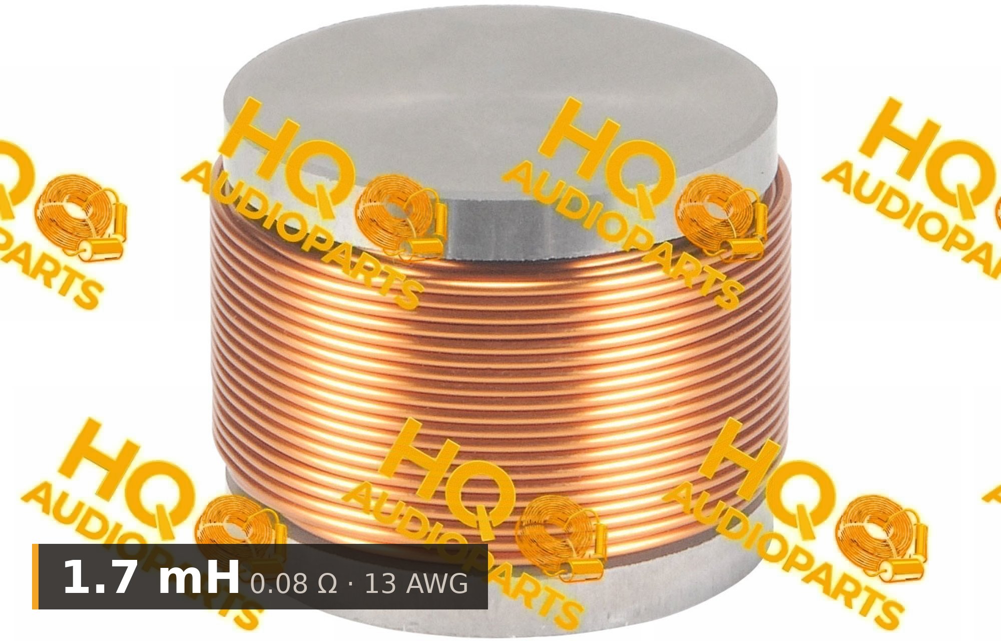 Jantzen Audio 000-5513 | 1,7 mH | 0,08 ohm | 3% | 13 AWG | H vasmagos tekercs