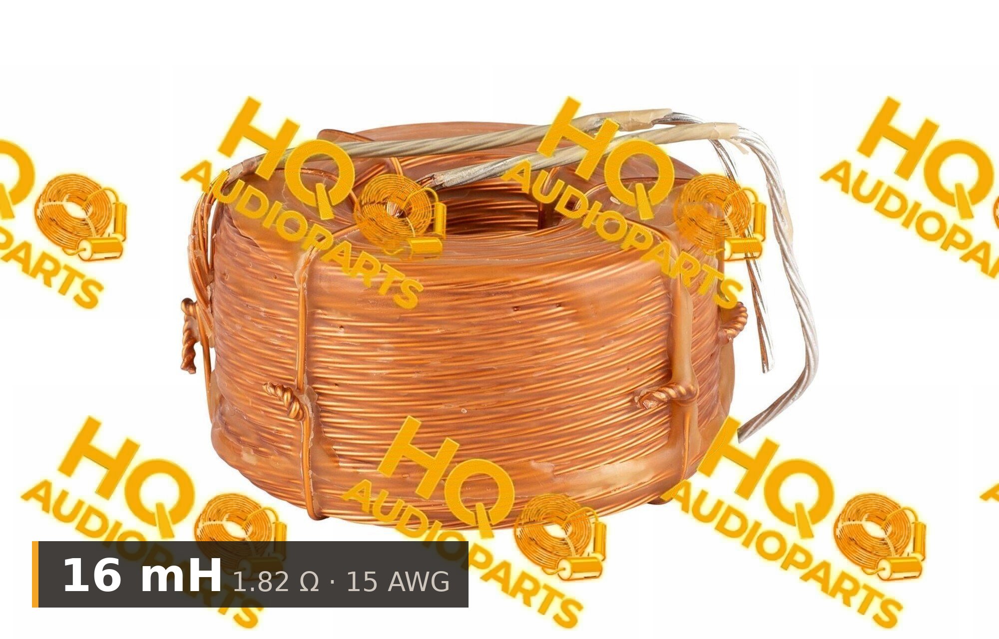 Jantzen Audio 000-L-1600 | 16 mH | 1,82 ohm | 3% | 15 AWG | Litz viasztekercs