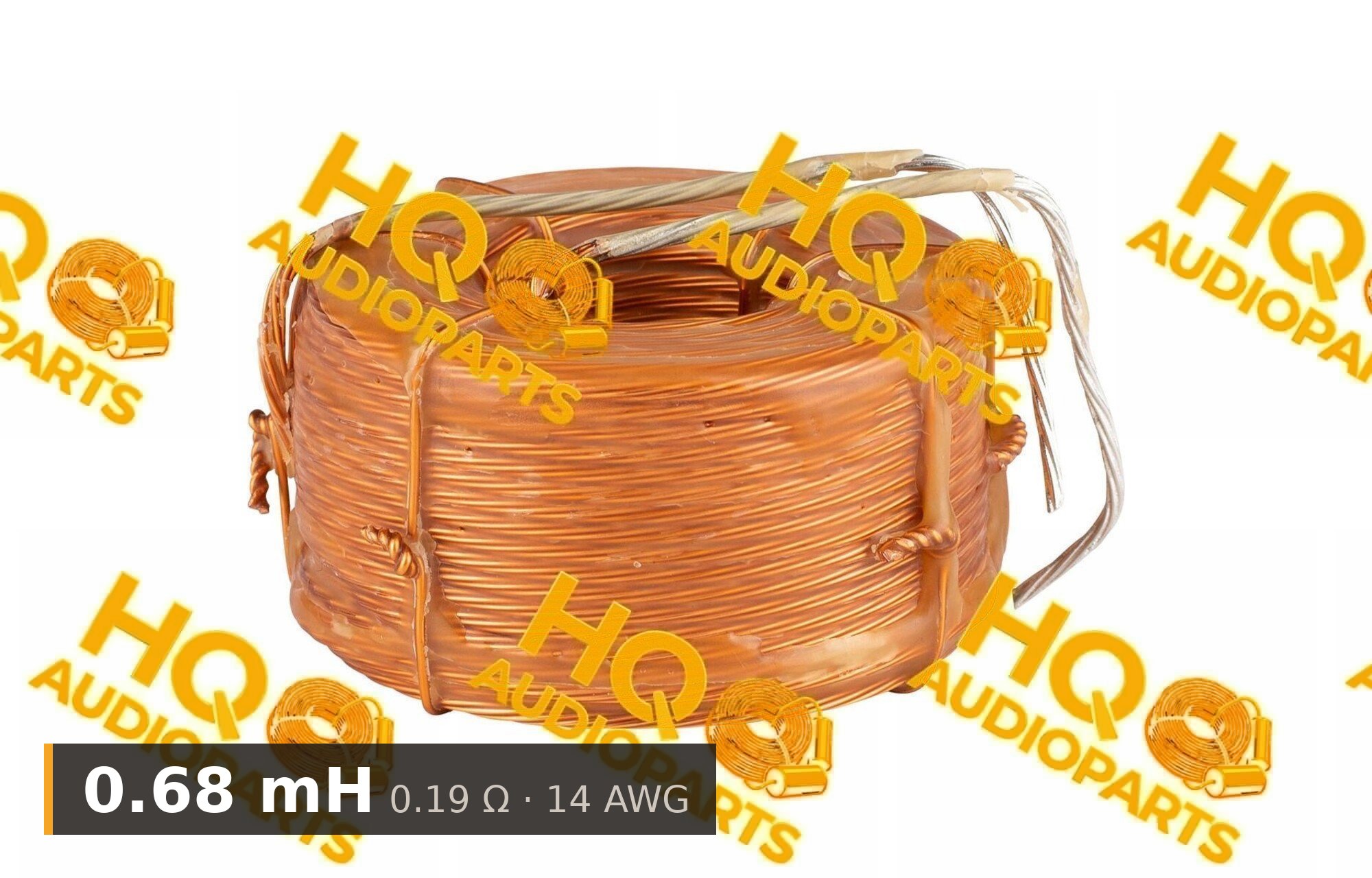 Jantzen Audio 000-L.14-0068 | 0,68 mH | 0,19 ohm | 3% | 14 AWG | Litz viasztekercs