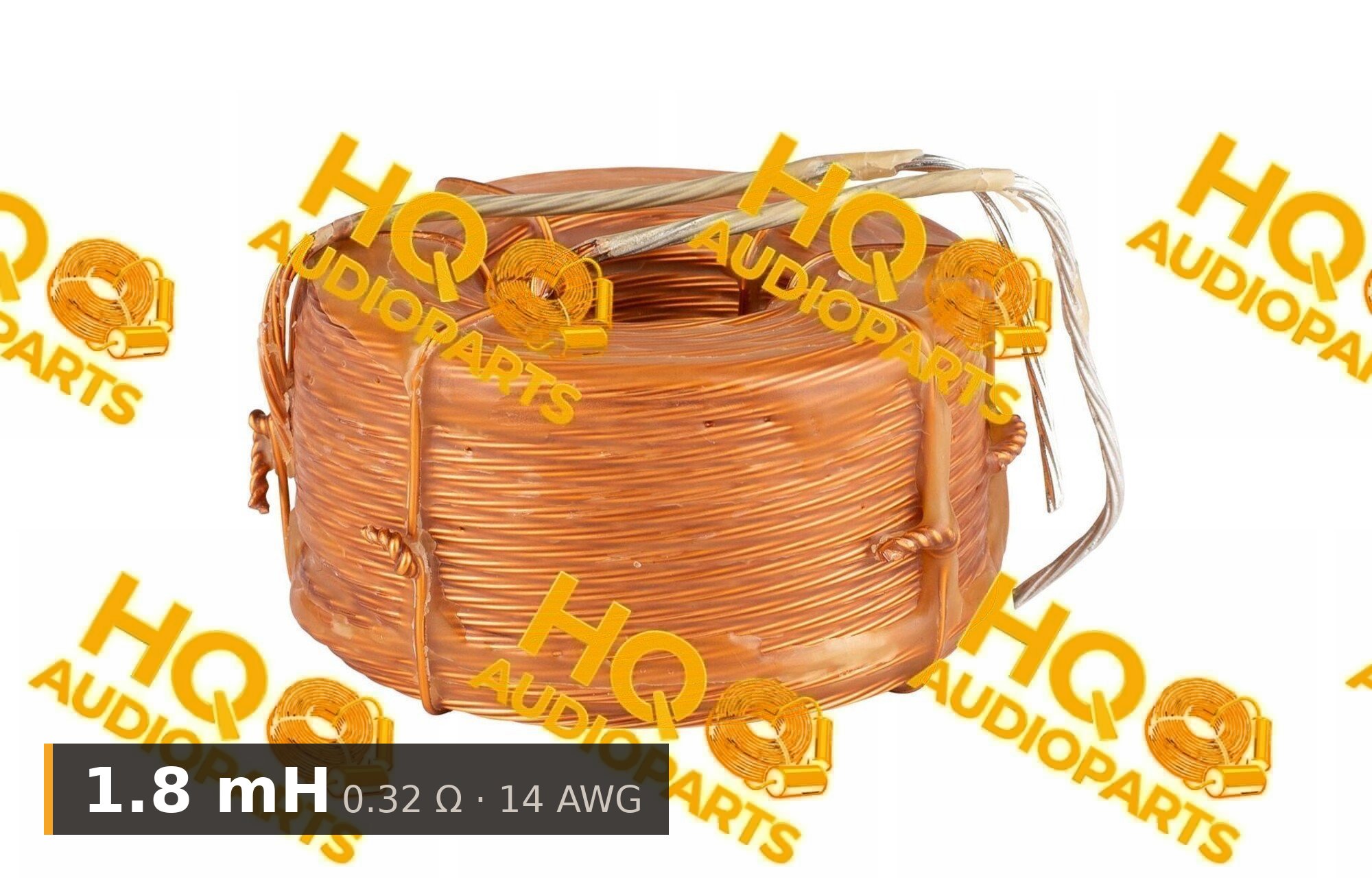 Jantzen Audio 000-L.14-0180 | 1,8 mH | 0,32 ohm | 3% | 14 AWG | Litz viasztekercs