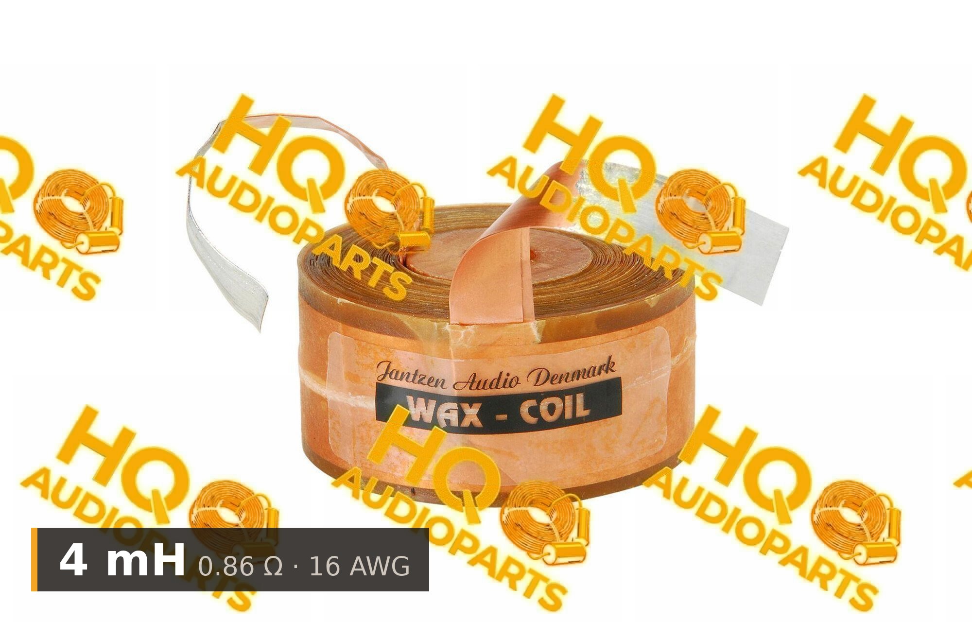 Jantzen Audio 000-8731 | 4 mH | 0,86 ohm | 2% | 16 AWG | impregnált rézfóliatekercs