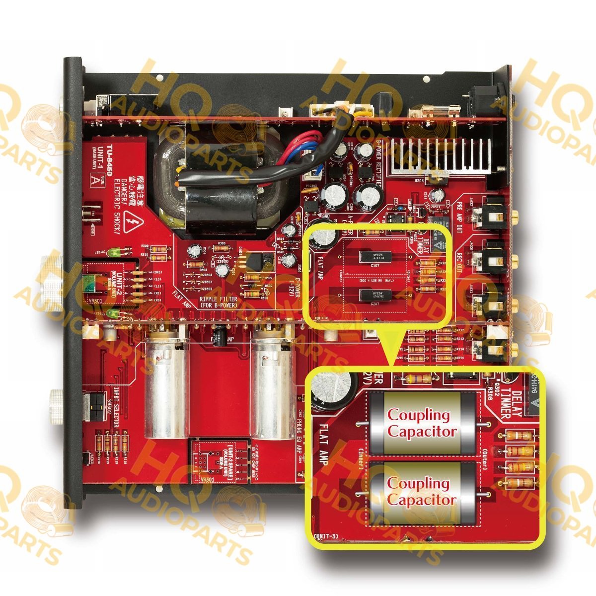 ELEKIT TU-8450 előerősítő - JJ Electronic csőgarnitúrával, szereléssel