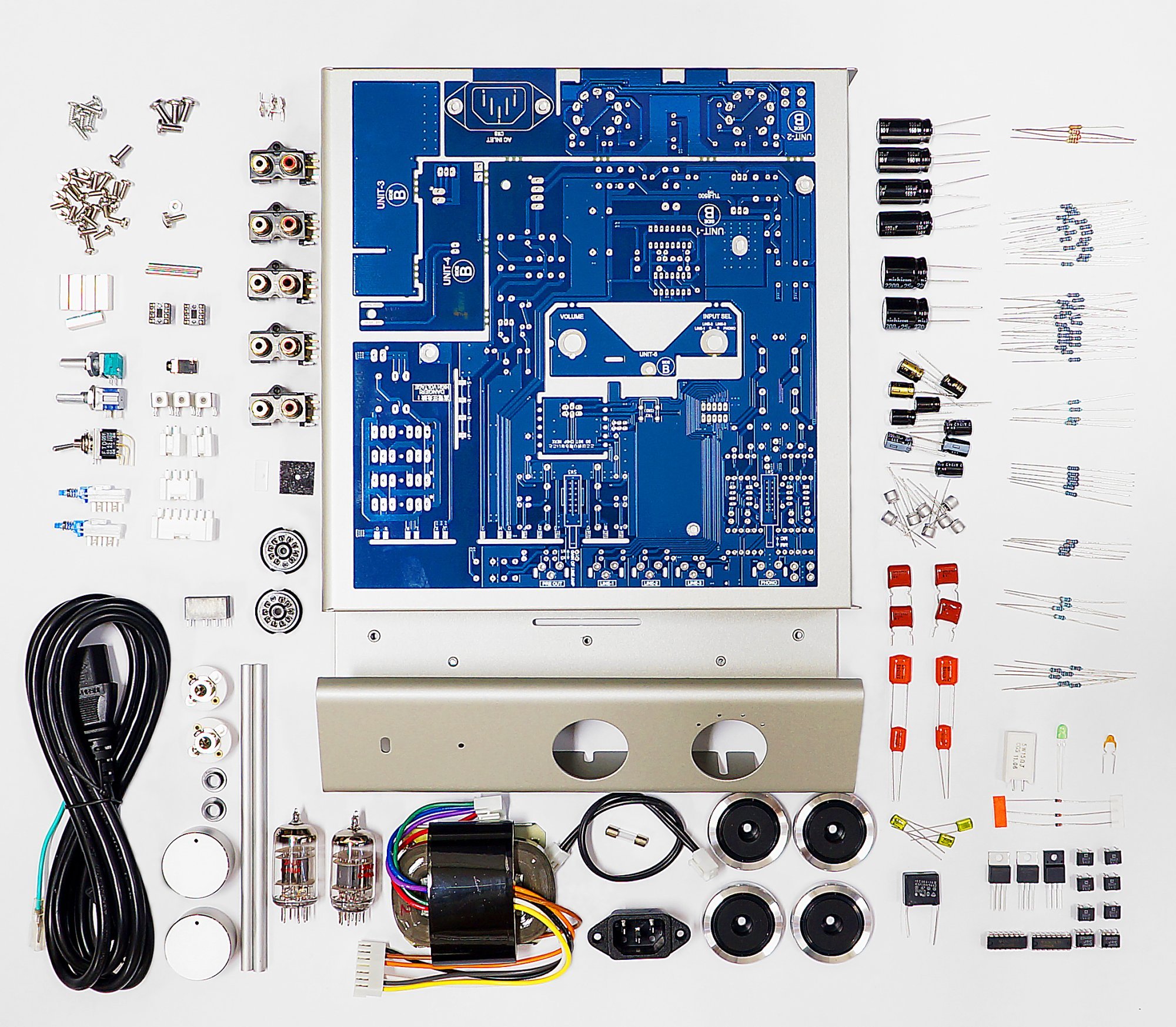 ELEKIT TU-8500 – Tube preamplifier DIY kit - Without tubes, No assembly
