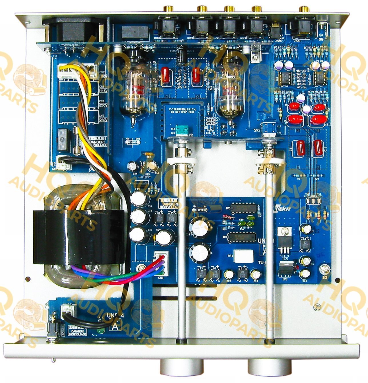 ELEKIT TU-8500 csöves előerősítő barkács készlet - JJ Electronic csőgarnitúrával, szereléssel
