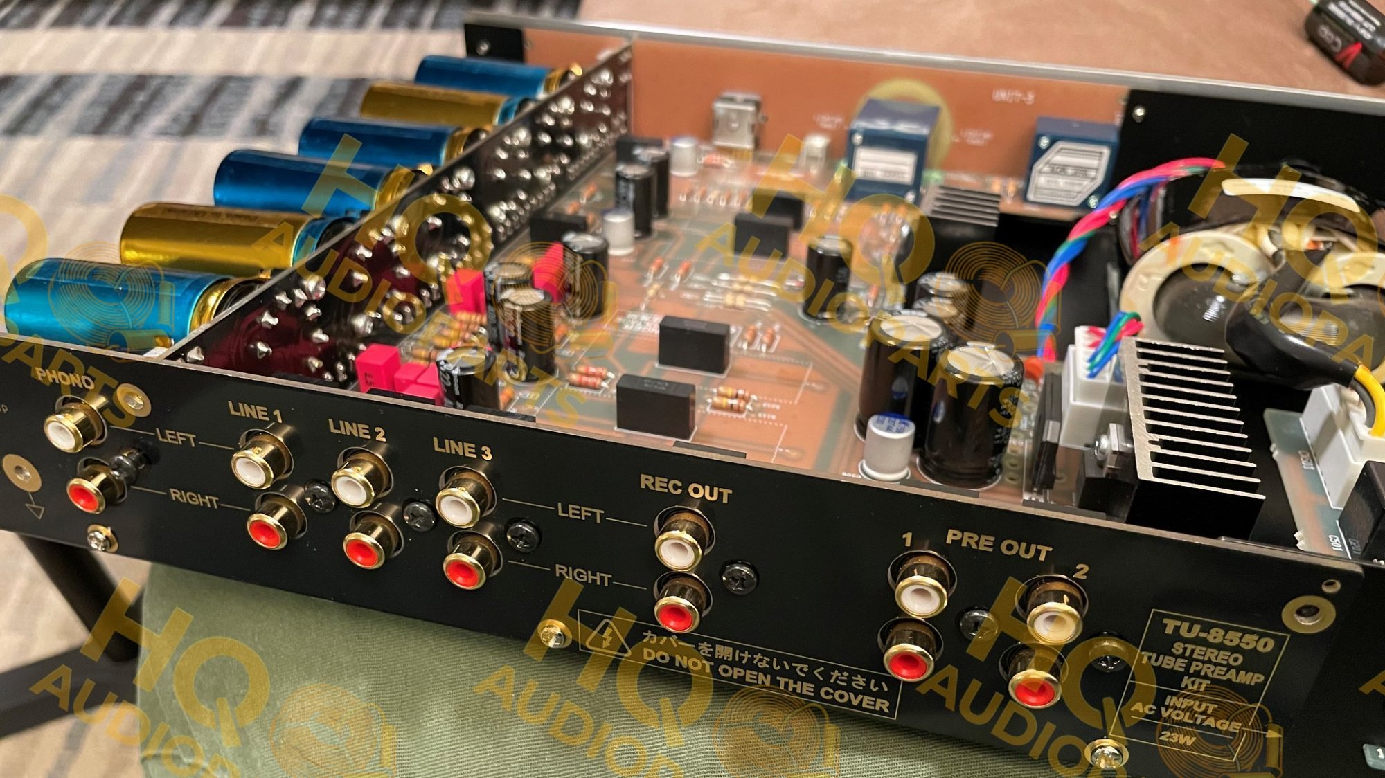 ELEKIT TU-8550 csöves előerősítő - csövek nélkül, szereléssel