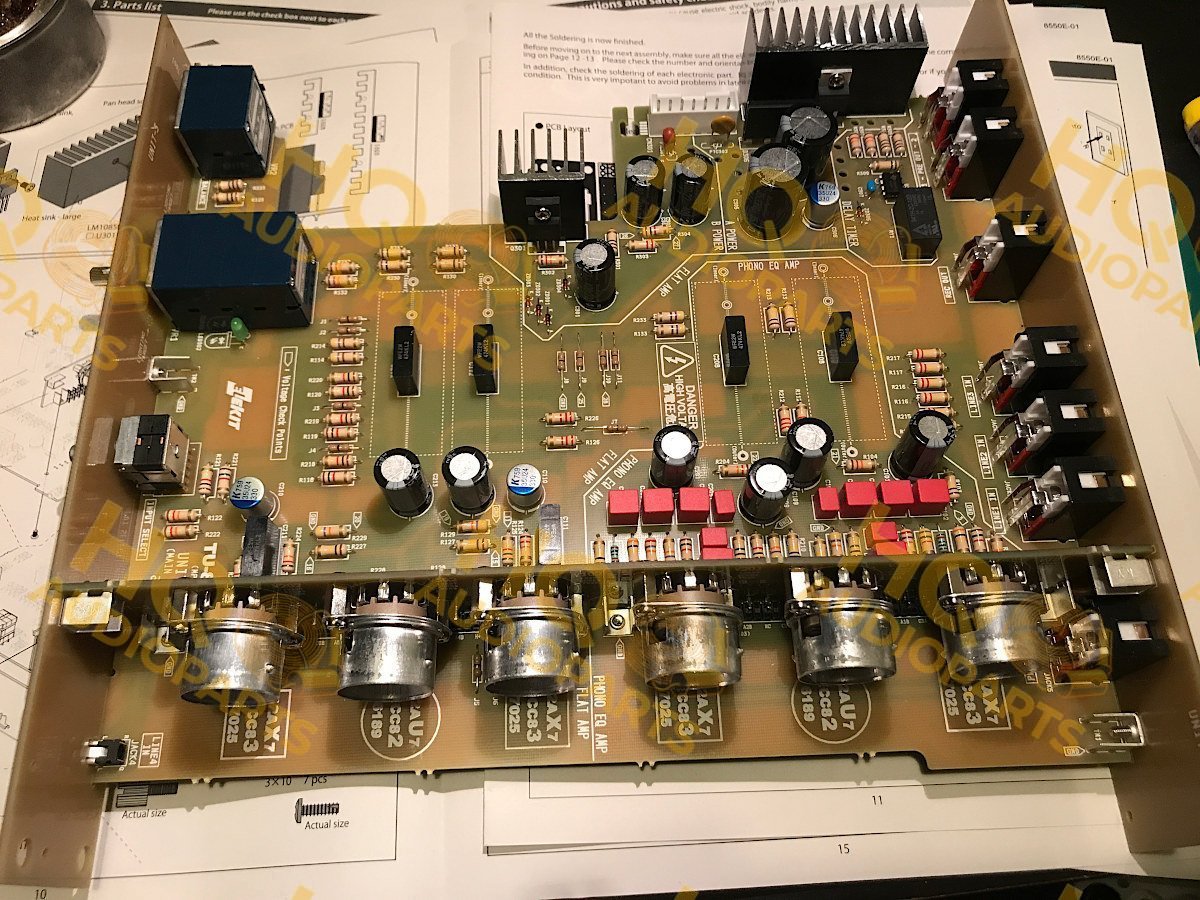 ELEKIT TU-8550 csöves előerősítő - JJ Electronic csőgarnitúrával, szereléssel