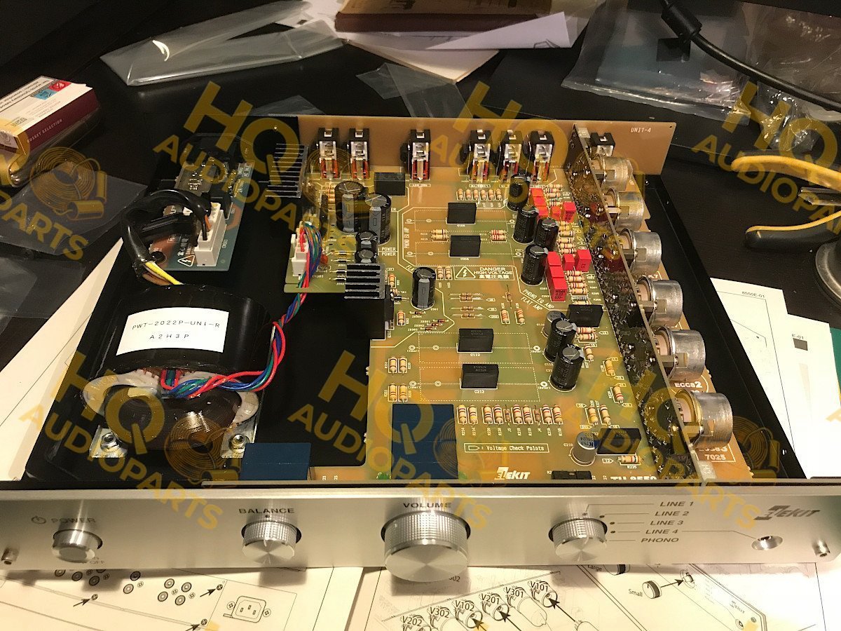ELEKIT TU-8550 csöves előerősítő - JJ Electronic csőgarnitúrával, szereléssel
