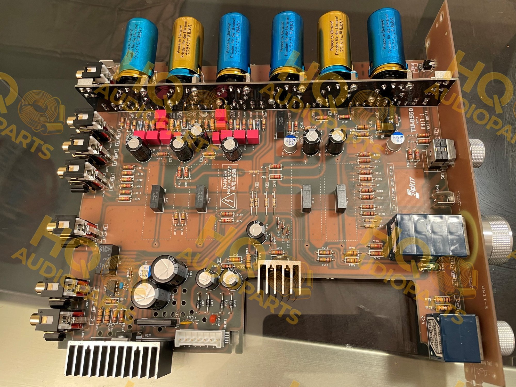 ELEKIT TU-8550 csöves előerősítő - JJ Electronic csőgarnitúrával, szereléssel