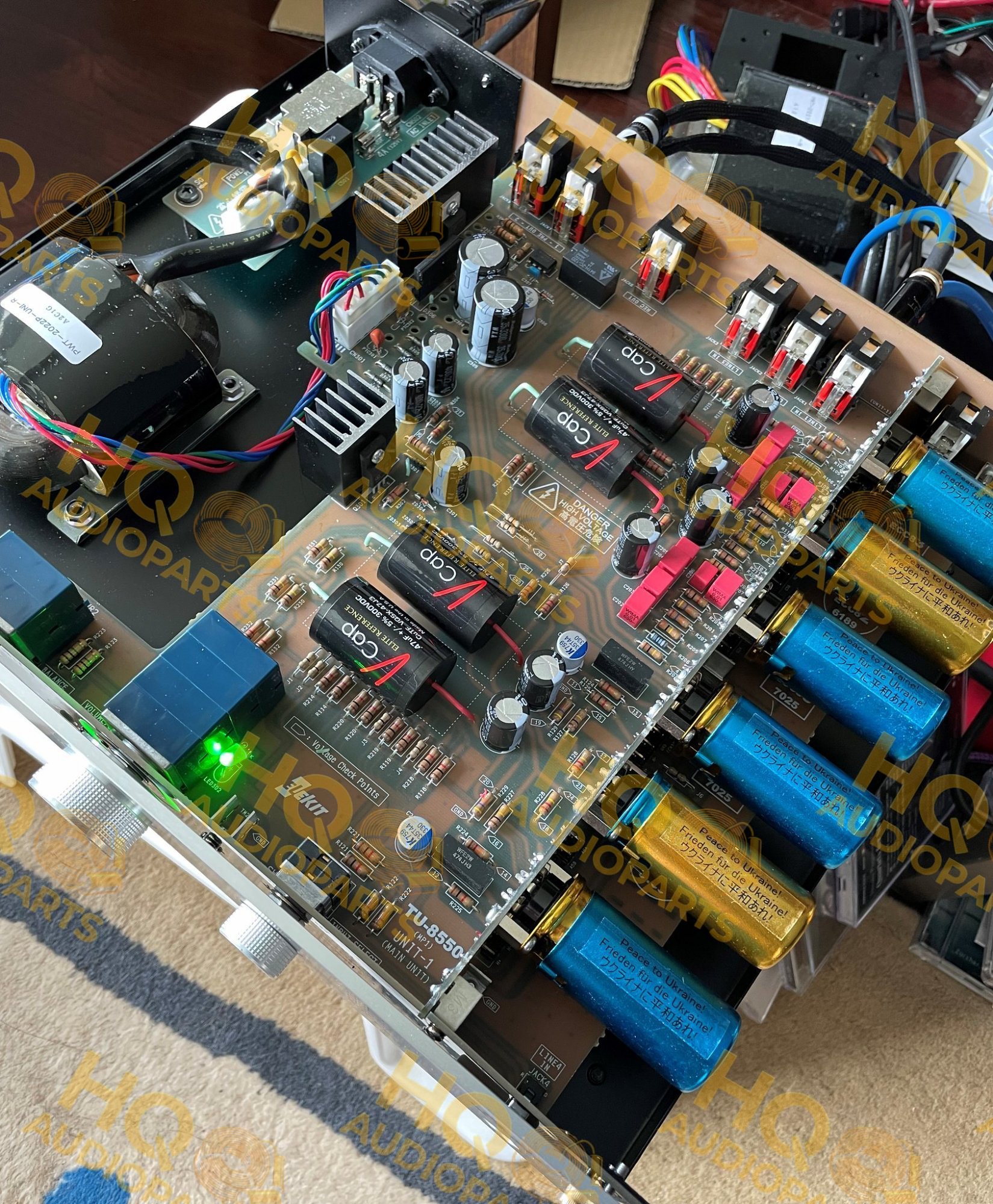 ELEKIT TU-8550 csöves előerősítő - JJ Electronic csőgarnitúrával, szereléssel