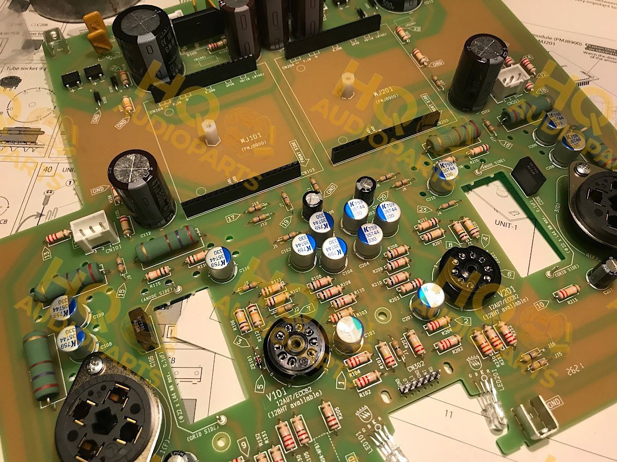 ELEKIT TU-8900VK 300B/2A3 csöves erősítő barkács készlet - csövek nélkül, standard maggal, szerelés nélkül