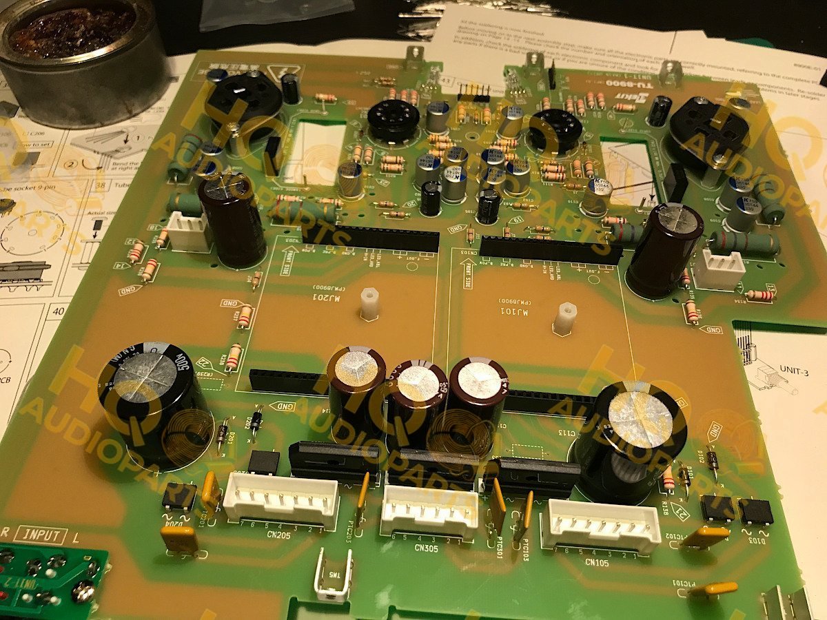 ELEKIT TU-8900VK 300B/2A3 csöves erősítő barkács készlet - JJ Electronic 300B csőgarnitúrával, standard maggal, szerelés nélkül