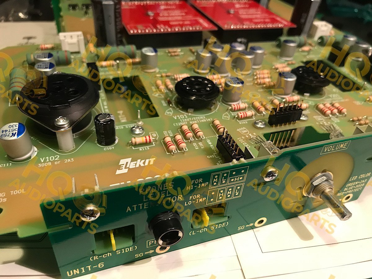 ELEKIT TU-8900VK 300B/2A3 csöves erősítő barkács készlet - JJ Electronic 300B csőgarnitúrával, standard maggal, szereléssel