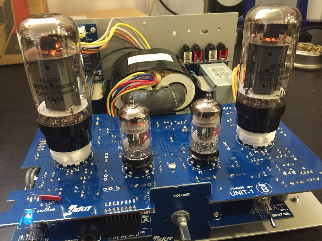 ELEKIT TU-8200R – SE tube amplifier DIY kit - Jj electronic set, Standard opts, No assembly
