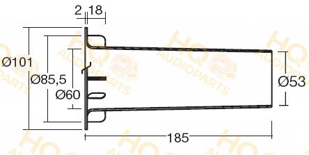 Ciare Basszreflex cső YAC411
